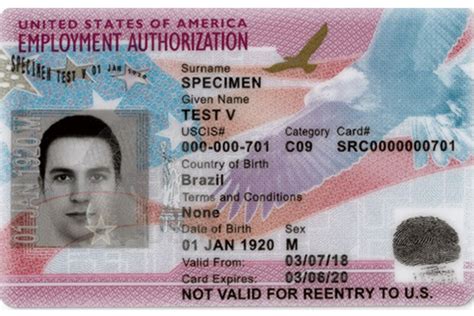 100 – 300. . Employment authorization card document number for i9